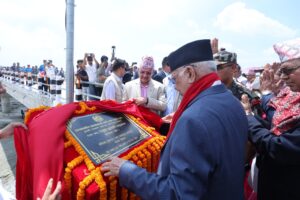 हुलाकी राजमार्गमा प्रधानमन्त्रीद्वारा रतुवा पुलको उद्घाटन