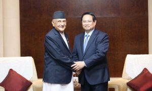 प्रधानमन्त्री ओली र भियतनामी प्रधानमन्त्री बिच द्विपक्षीय भेटवार्ता