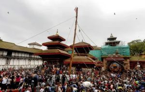 भक्तपुरमा परम्परागत इन्द्रजात्रा सुरु, आठ दिनसम्म धुमधाम