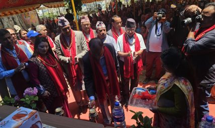 महालक्ष्मी नगरपालिका वडा नं. ९ मा नयाँ वडा कार्यालय उद्घाटन, जेष्ठ नागरिक सम्मानित