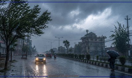 आज देशभर वर्षाको सम्भावना, केही स्थानमा भारीदेखि धेरै भारी वर्षा हुने